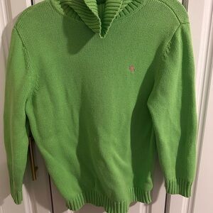 Ralph Lauren Bright Green Turtleneck Sweater
